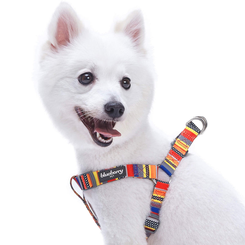 Blueberry Pet Essentials Step-in Nautical Flags Inspired Designer Dog Harness, Chest Girth 16.5" - 21.5", Small, Adjustable Harnesses for Dogs (16.5" - 21.5") Chest Girth (Pack of 1) - PawsPlanet Australia