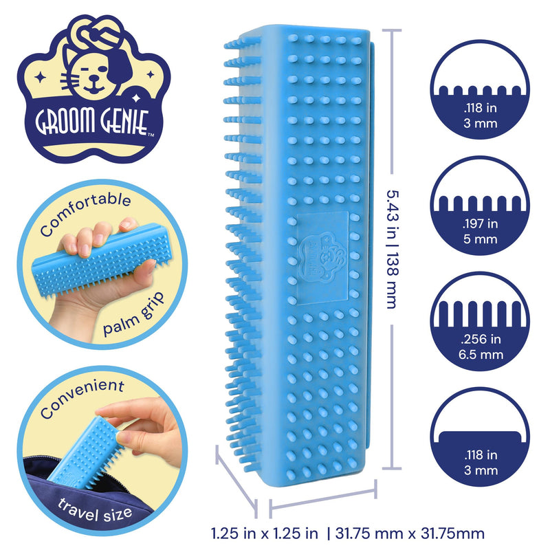 Magic Pet Block Brush Dog Cat Hair Remover for Sofa Furniture Carpet Clothing (Sky Blue) Sky Blue - PawsPlanet Australia