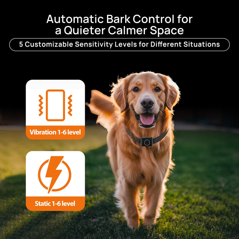 KITPLUS Wireless Dog Fence System, Electric Fence for Dogs, 4-in-1 Dog Training Collar with Remote, Bark Reminder, Status Monitor, IPX7 Waterproof Receiver for Medium Large Dogs Outdoor Use Green