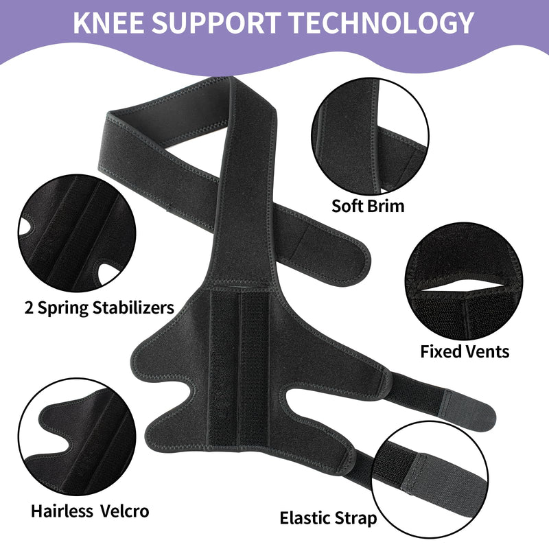 Dog Knee Brace, Acl Knee Brace for Dogs Hind Leg with Cruciate Ligament Injury,Joint Pain and Muscle Sore,Adjustable Dog Rear Leg Brace Support for Patella Dislocation,Pet Knee Brace (Medium) Medium - PawsPlanet Australia