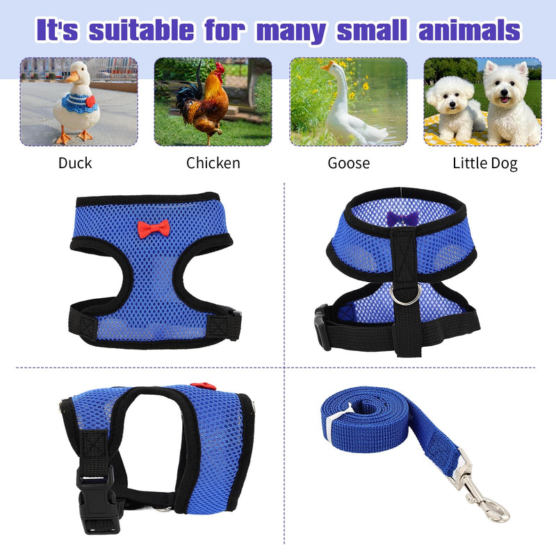 4Pcs Adjustable Chicken Harness Safe Convenient Breathable Comfortable Suitable for Small Animal Training Can Be Used As a Chickens Leashes and Harnesses (Medium) - PawsPlanet Australia