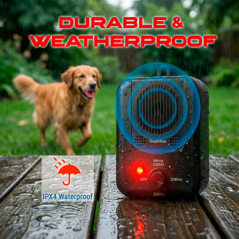 Anti Barking Device for Dogs, Bark Box, Barking Dog Deterrent, Barks no More Dog Training Device, ultrasonic Dog bark Deterrent, Stop Dog Barking Device up to 50 ft, In & Outdoor use 2024, Automatic - PawsPlanet Australia