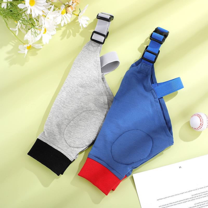 2 Pairs Dog Elbow Protector Dog Front Leg Braces Dog Recovery Sleeve with Elastic Band Soft Padded Adjustable Dog Knee Brace for Small Medium Large Dog, 2 Colors (X-Large) X-Large - PawsPlanet Australia