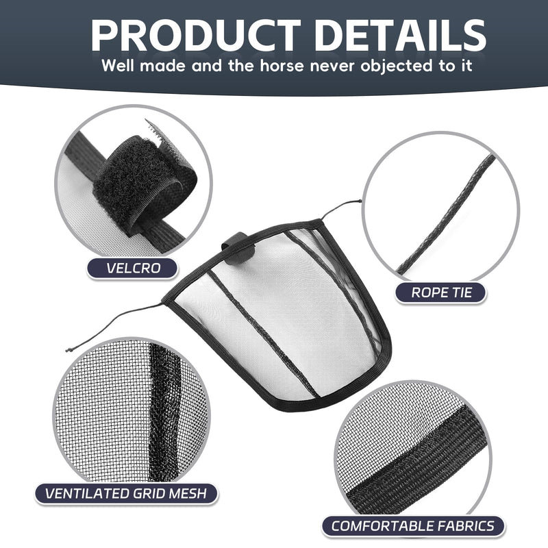 Horse Nose Net Mask Fly Cover Protect (Horse)