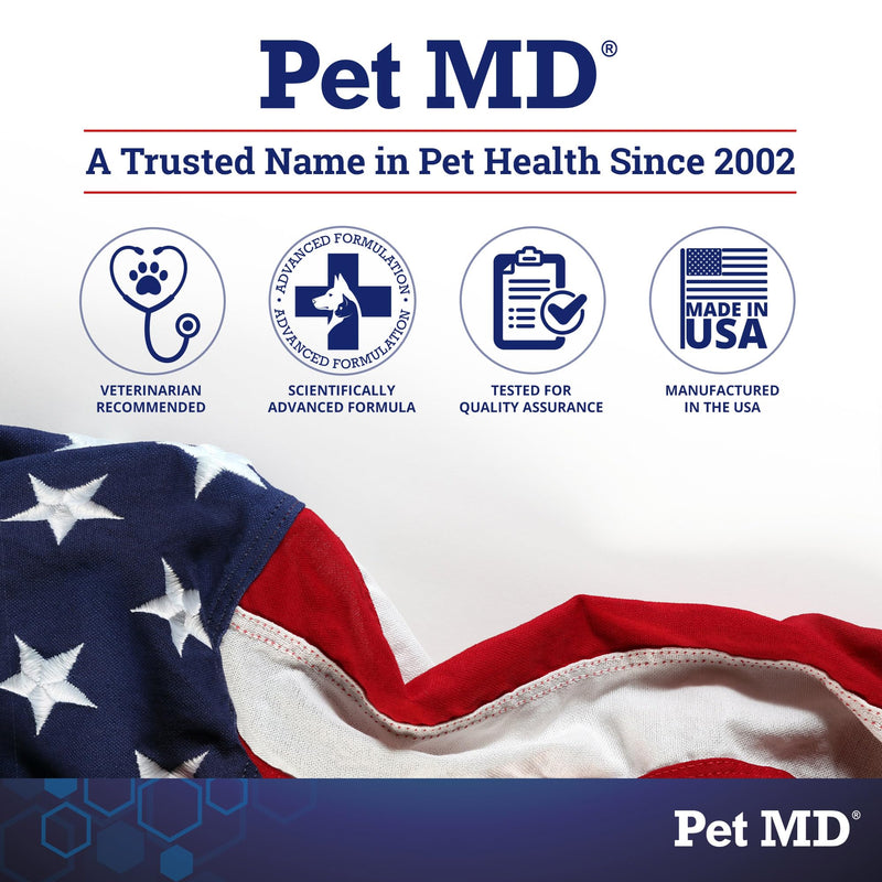Pet MD Topical Shampoo for Dogs, Cats and Horses - Soap and Paraben Free - 16oz - PawsPlanet Australia