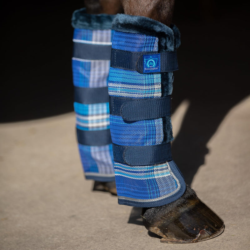 Kensington Protective Products Protective Horse Fly Boots, Kentucky Blue, COB/Arab