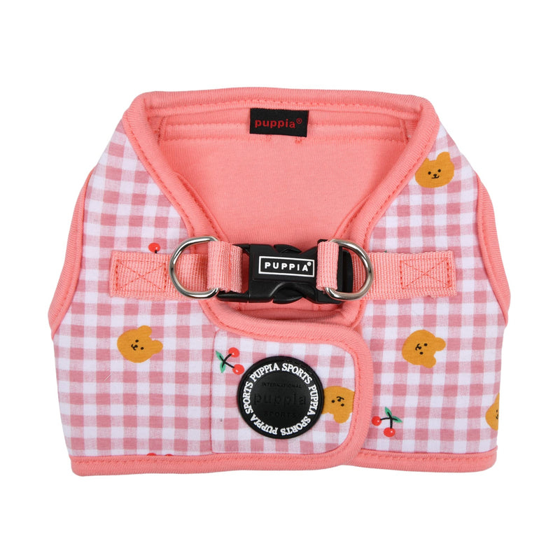Puppia Spring and Summer Fashion Step-in Vest Dog Harness, Indian Pink_Baba, Medium - PawsPlanet Australia