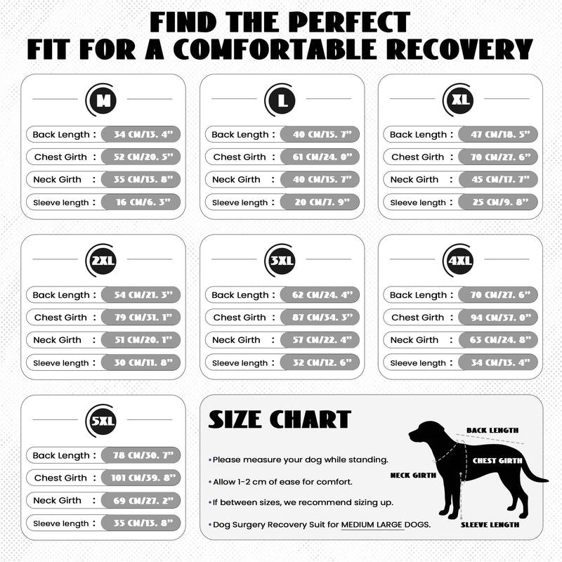 Dog Surgery Recovery Suit – Ideal for Front Leg Surgery & Chest Wound Healing, Soft Breathable Post-Op Suit with Elbow Pads, Stop Licking Cone Alternative, Grey, XL X-Large