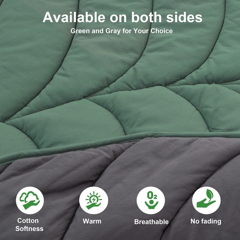 56x42 Inch Leaf Shaped Cotton Dog Blanket, Extra Large Pet Blanket for Small Medium Large Dogs, Machine Washable Puppy Mat for Couch Protection, Soft Plush Dog Bed for Furniture, Sofa, Floor Green - PawsPlanet Australia