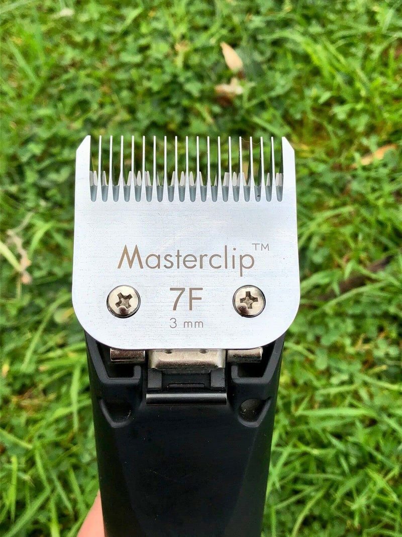 Masterclip Dog Clipping Blade A5 Clipper Blades 50F 40F 30F 15F 10F 9F 7F 7 5F 5# 4F 4# 3F 3# 2F 2# 5/8N Toe Blade Compatible Oster Andis (7F) - PawsPlanet Australia