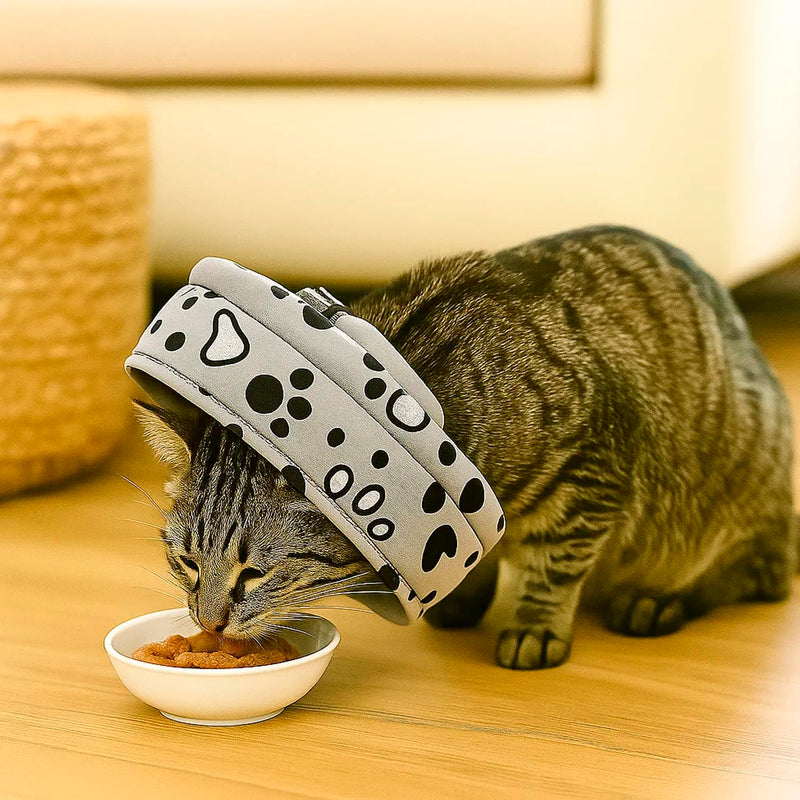 ALLY-MAGIC Cat Collar, Soft, Collars for Cats, Adjustable Collar, Cat Collar, Cat Collar for After Surgery and Injuries, Prevents Licking Wounds E21-CWFHZ