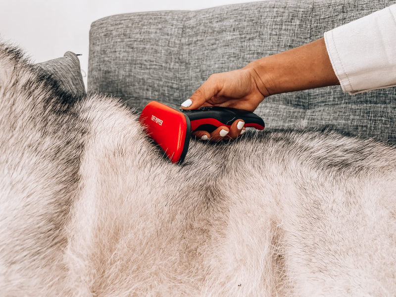 Tuff Pupper Self Cleaning Slicker Brush For Dogs & Cats | One Button Auto Clean | The Ultimate Pet Brush for Removing Loose Fur | Reduces Shedding by up to 95% Deshedding Tool for Long & Short Hair - PawsPlanet Australia