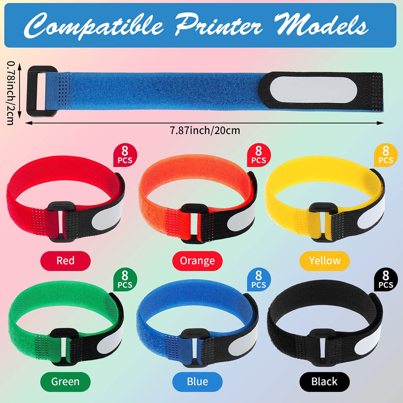 Shappy 48 Pieces Large Rooster Collar Crow Collar with Blank Label Anti Crow Noise Neck Belt Nylon Rooster Collar for Roosters Cockerel, Prevent Chicken from Screaming or Disturbing Neighbors - PawsPlanet Australia