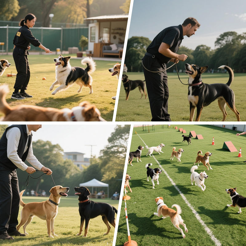 3 Pack Dog Whistle Training, Adjustable Volume Dog Whistle with Lanyard(Black,White and Orange) - PawsPlanet Australia