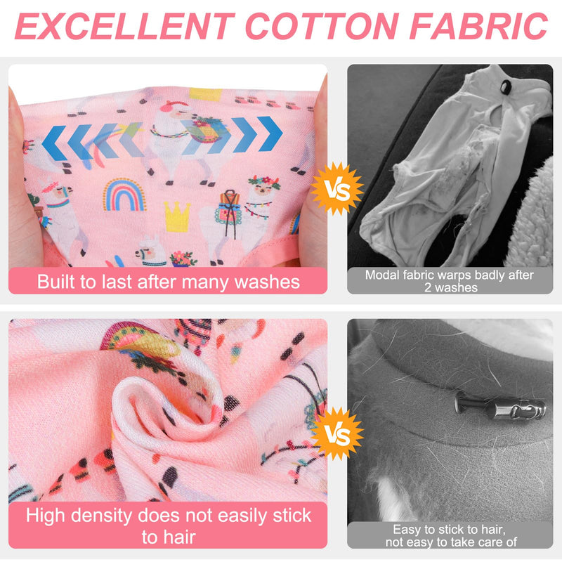 BEAUTYZOO 2 Pack Cat Recovery Suit, Cat Onesie for Cats After Surgery Female Male, Kitten Spay Neuter Surgical Recovery Body Suit Cone of Shame Alternative, Anti Lick Pet Anxiety Vest, Pink XS X-Small (Chest:12-14in, Back:7in) Alpaca + Pink (Pack of 2)