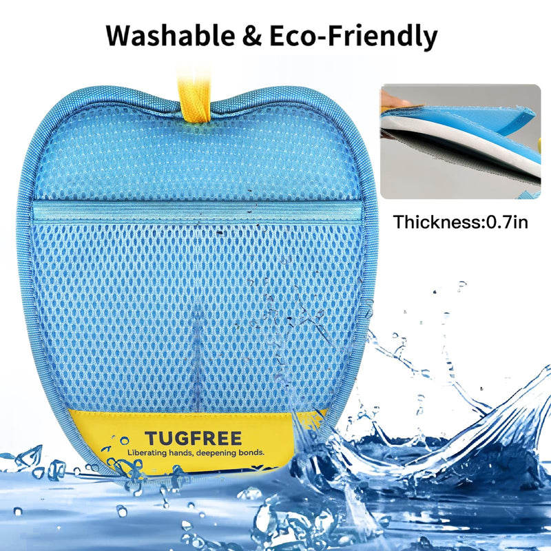 TUGFREE Pet Hair Removal Glove for Dogs & Cats, Electrostatic Magic Brush Grooming & Washable Fur Remover Mitt for Furniture Couch Carpet Clothes Car Seats, 60% More Efficient Pet Hair Remover