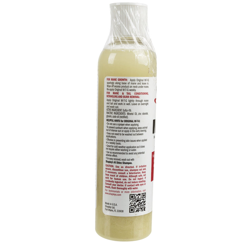 SHAPLEY'S MTG8OXDSTSMTG DS Original M-T-G Mane Tail & Groom for Horses, 8 oz