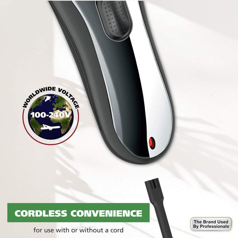 Wahl Clipper Rechargeable Cord/Cordless Haircutting & Trimming Kit for Heads, Longer Beards, & All Body Grooming - Model 79434 21 Piece Set
