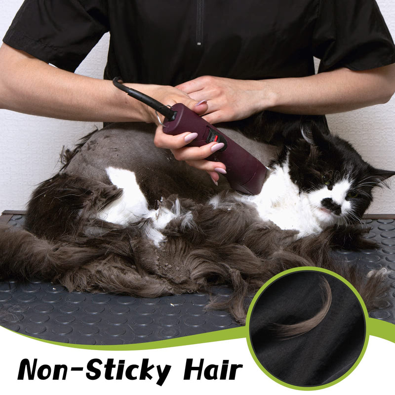 Bonuci 4 Pack Pet Grooming Work Clothes with Zipper, 3XL Size, Anti Static Splash Proof Barber Smock for Pet Dog Grooming, Hairdressers, Cosmetologists - PawsPlanet Australia
