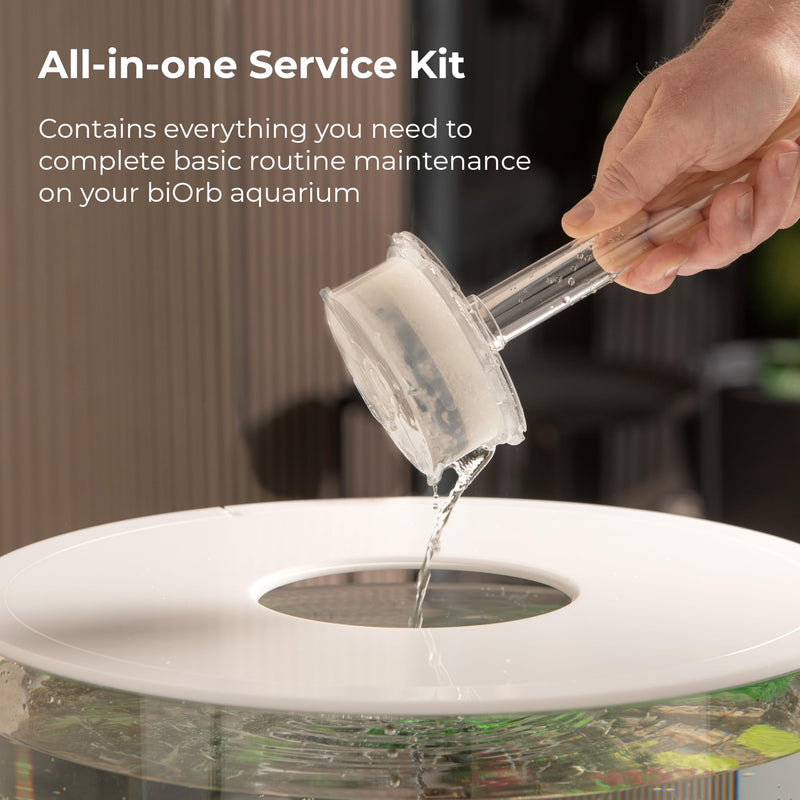 biOrb Service Kit x3 Plus Water Optimizer with 3 Service Kits, 3 Cleaning Pads, and Water Optimizer 3 Pack - PawsPlanet Australia