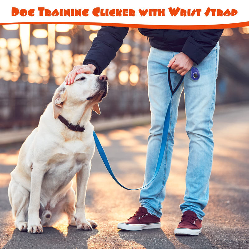 30 Pcs Dog Training Clicker Pet Training Clicker with Wrist Strap Dog Clicker Cat Clicker Pet Clicker Bird Clicker Puppy Training Supplies for Dogs Cats Horses Birds Behavioral Training Accessories - PawsPlanet Australia