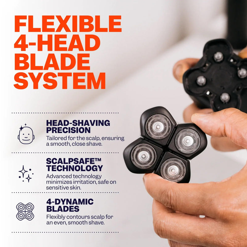 Freebird Official Replacement Blades for Flexseries Pro Head Shaver Kit - Refill Blades - High-Performance Blades for Smooth Shaving 1 Count (Pack of 1) - PawsPlanet Australia