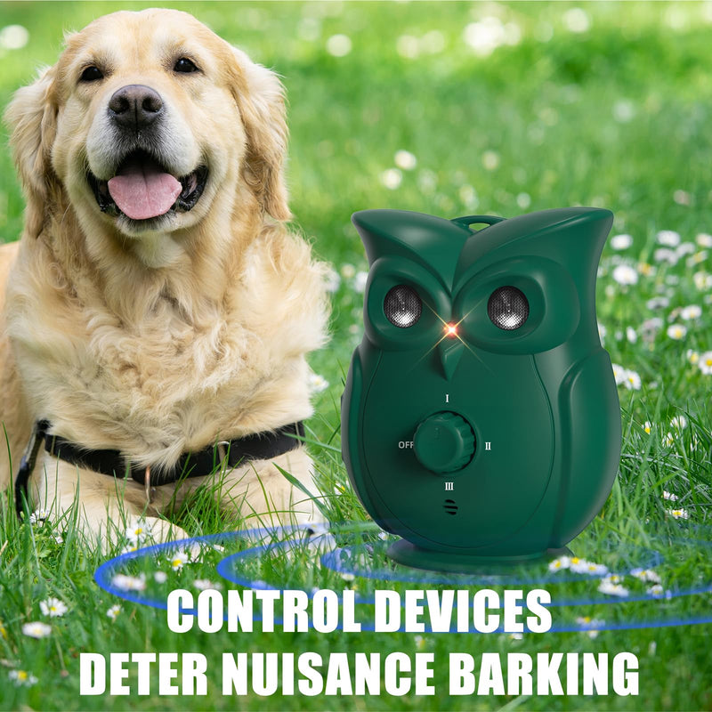 QHZ Rechargeable Ultrasonic Bark Box Dogs Barking Deterrent Devices with 3 Modes Up to 50 Ft, Dog Bark Deterrent Devices for Own or Neighbors Dog Ultrasonic Dog Training Device - PawsPlanet Australia