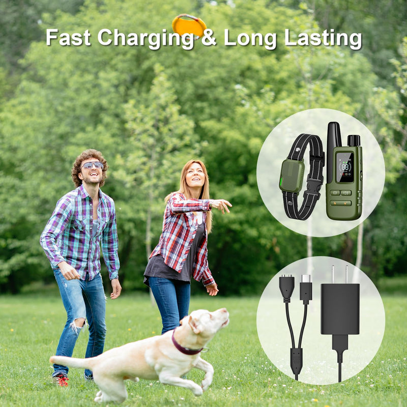 Dog Shock Collar Charger for Jugbow DT-61 Dog Training Collar, 2-in-1 USB C and Magnetic Bark Collar Charging Cable with Adapter for Dogs - PawsPlanet Australia