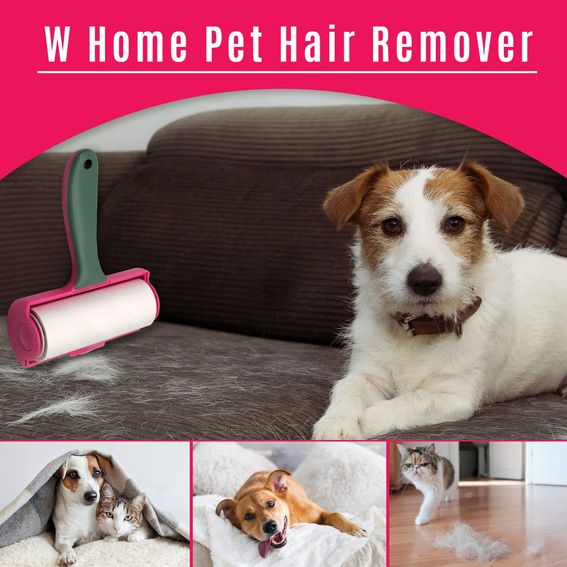 WBM Home Lint Roller for Pet Hairs, Extra Sticky Remover for Dog & Cat Hair Removal, Couch, Clothes, Furniture-60 Sheets - PawsPlanet Australia