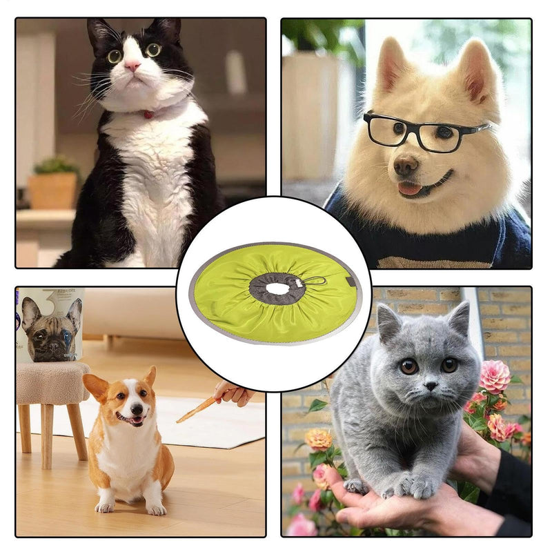 Soft Cat and Dog Recovery Collar | Adjustable Recovery Collar for Cats, Protective Collar for Dogs, Kittens and Puppies for Wound Care