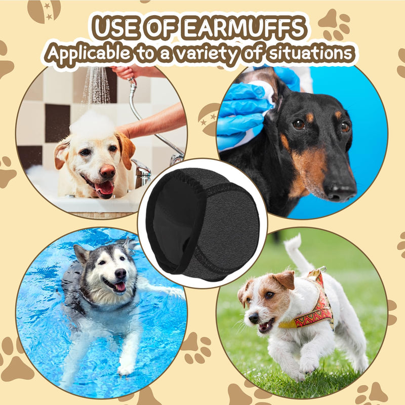 Dog Ear Protectors, Dog Ear Defenders Noise Cancelling, Ear Defenders for Dogs, Ear Cover for Dogs During Bath Time, Grooming, Fireworks, Need to provide ear protection for pets in bathing