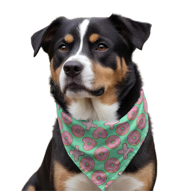 W Brings XL Bandana for Dogs | These Stunning Gorgeous Design Dog Bandana Scarf are Perfect Styling Accessory for Dogs Large, Medium & Small. (X-Large, XOXO) X-Large - PawsPlanet Australia