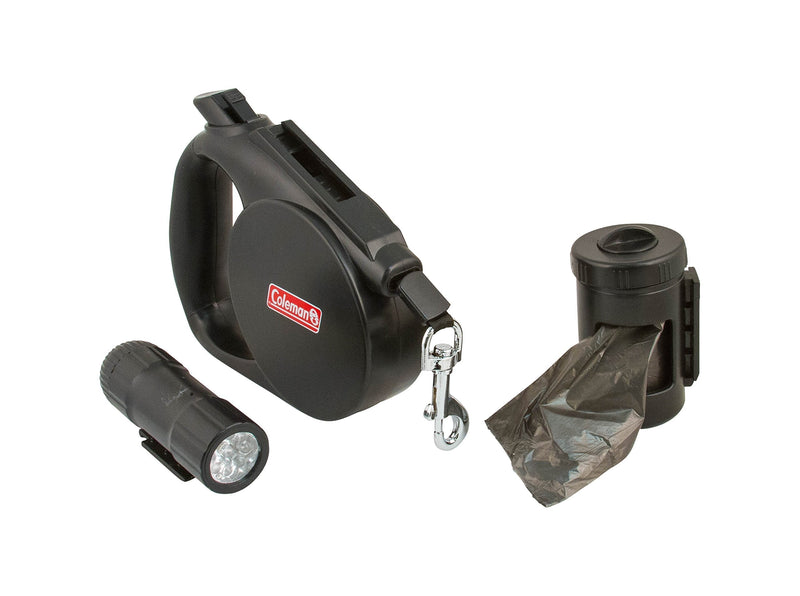 Coleman 3-in-1 Pet Retractable Leash, Black - PawsPlanet Australia