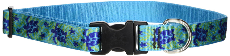 LupinePet Originals 1" Turtle Reef 16-28" Adjustable Collar for Large Dogs - PawsPlanet Australia
