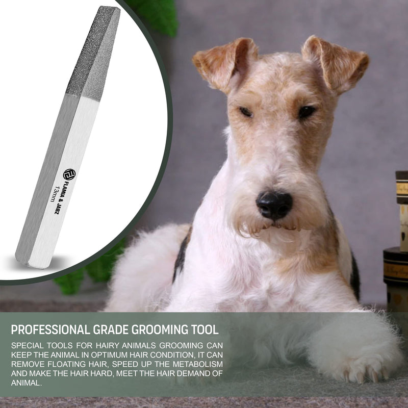 FLAMIA & JABZ Stripping Metal Stones & Nail file for Dogs, Cats & Pets (13 MM) 13 MM Stripping Metal