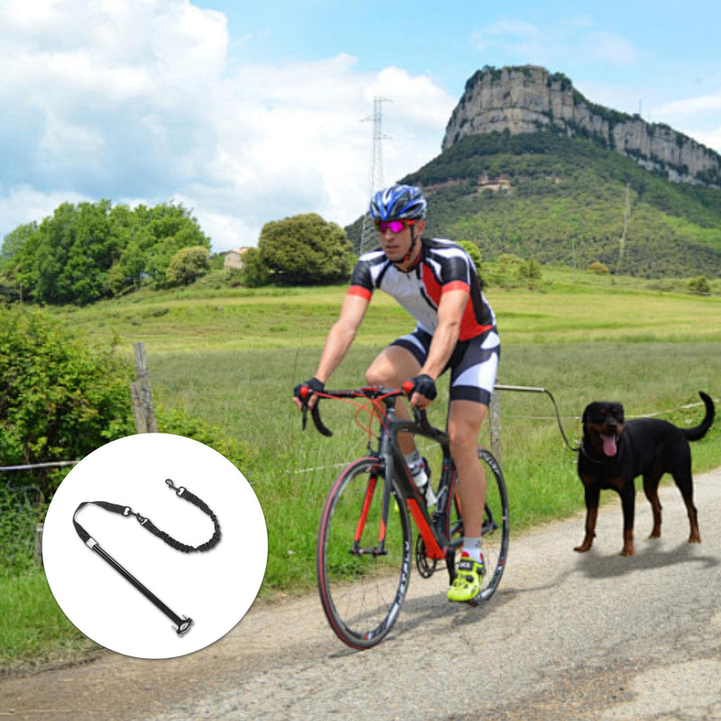 Dog Bike Leash, Dog Hands Leash for Bike Riding, Retractable Attachment for Pet, Quick Install and Remove - PawsPlanet Australia