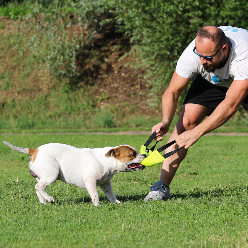 Qonline Firehose Toys for Dogs Indestructible Dog Toy Dog Bite Training Equipment for Puppy Small Medium Large Dogs Tug of War Durable Squeaky Chew Tug Toy - PawsPlanet Australia