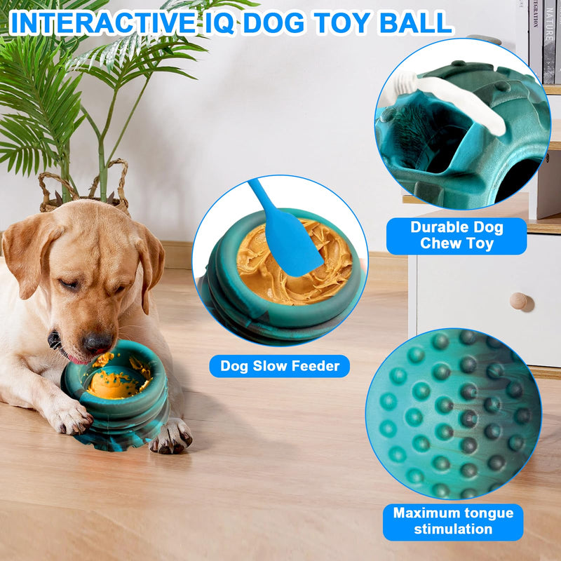 Yipetor Dog Toy, Pupsicle, Treat Dispensing Dog Toy, Large Chew Toy, Freezable Fillable Rubber Dog Toys, I Reduces Anxiety I Dog Treat Dispenser I Easy to Clean, Interactive Dog Puzzle Play Toy Set Blue - PawsPlanet Australia