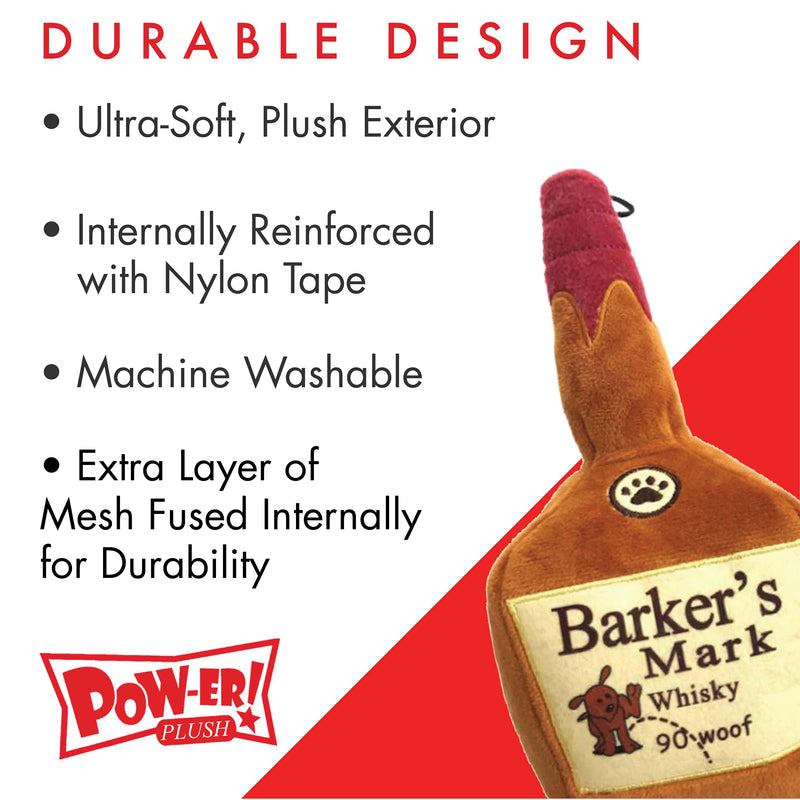 Lulubelles Power Plush | Barker's Mark | Yappy Hour Plush Dog Toy with Squeaker | Funny Dog Toy | Fun, Durable, and Safe | Huxley & Kent Squeaky Dog Toys Small - PawsPlanet Australia