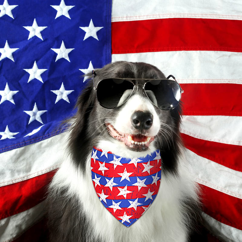 Sadnyy 40 Pcs Veteran Day Dog Bandana Bulk Memorial Patriotic American Flag Star Stripe Adjustable Bandana for Dogs 4th of July Puppy Kerchief National Independence Red White Blue USA Pet Scarf(XL) XL - PawsPlanet Australia