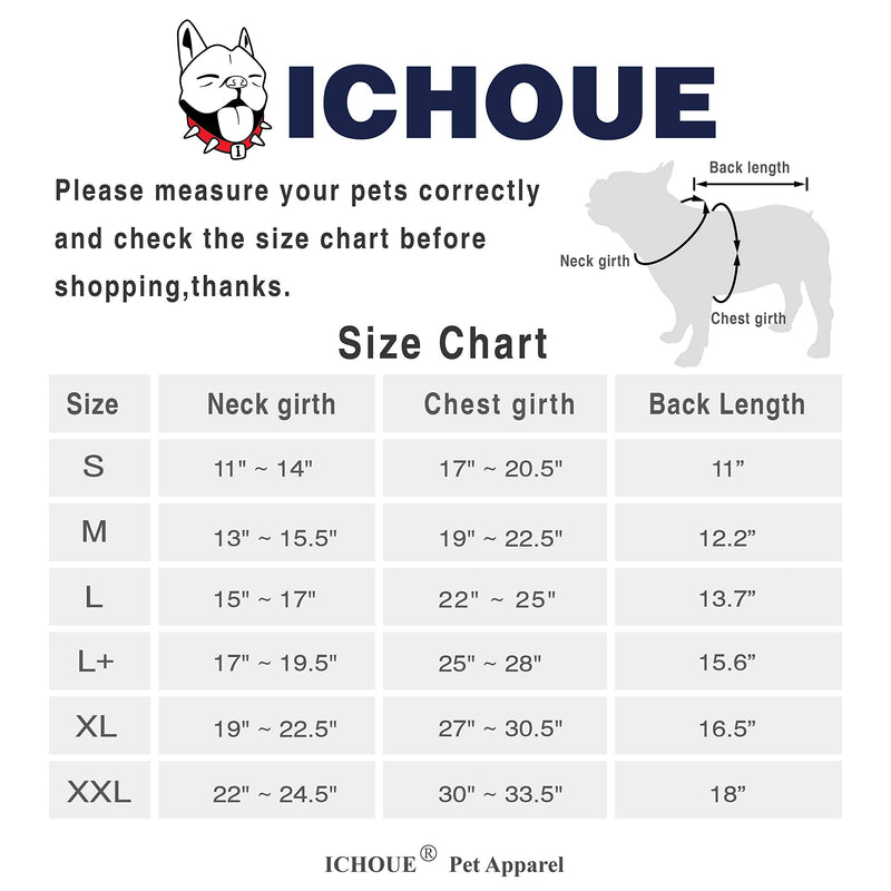 iChoue French Bulldog Frenchie Clothes Hoodies for Dogs Pug English Boston Terrier Bully Pitbull Corgi Sweatshirt Sweater Clothing - Pink/Large Large (Pack of 1)