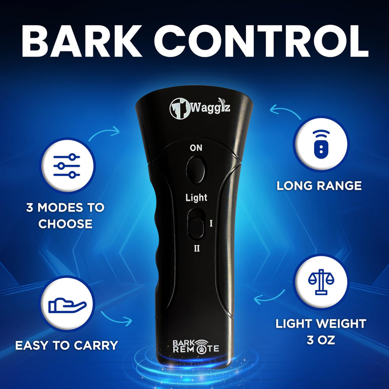 Ultrasonic Dog Bark Deterrent Devices - Long Range Dog Barking Silencer with 3 Levels - Painless Indoor & Outdoor Anti Barking Device for Dogs - PawsPlanet Australia