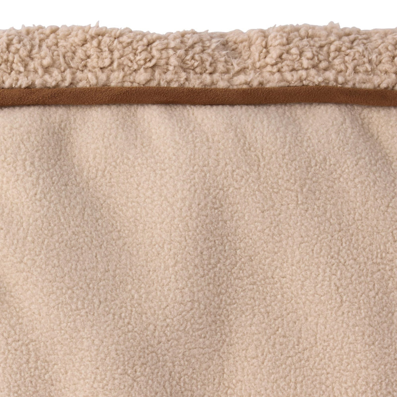 Aspen - The Cozy Sherpa Vegan Shearling Pet Jacket Sweater for Small, Medium and Large Dogs, Camel, X-Large (55-80 lbs) X-Large (55-80 lbs) - PawsPlanet Australia
