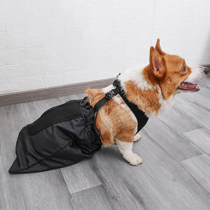 Drag Bag for Paralyzed Pets, Indoor Dog Wheelchair Alternative for Disabled Back Rear Legs Dog, Protects Chest and Limbs, Durable Nylon Breathable and Comfortable (L) L - PawsPlanet Australia