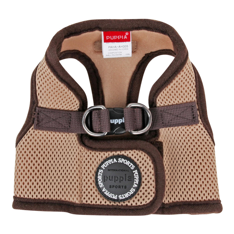 PUPPIA International Harness Soft B Vest, Medium, Beige