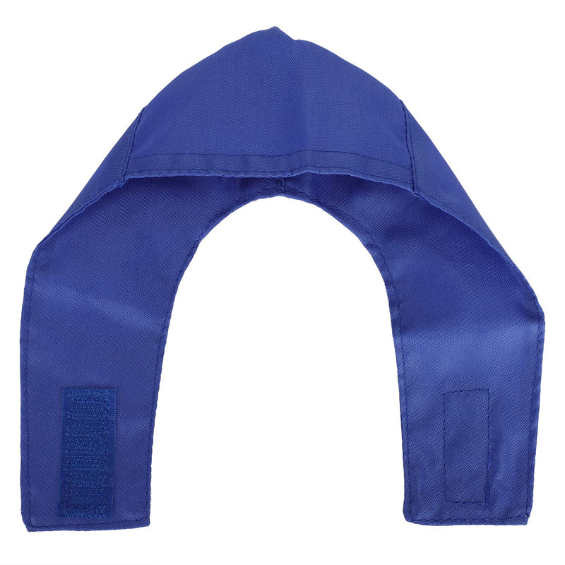 Sonew Cat Muzzle Cover, Breathable Nylon Pet Face Cover for Bathing and Grooming Supplies in Blue and Blue (L) Blue+Pink L