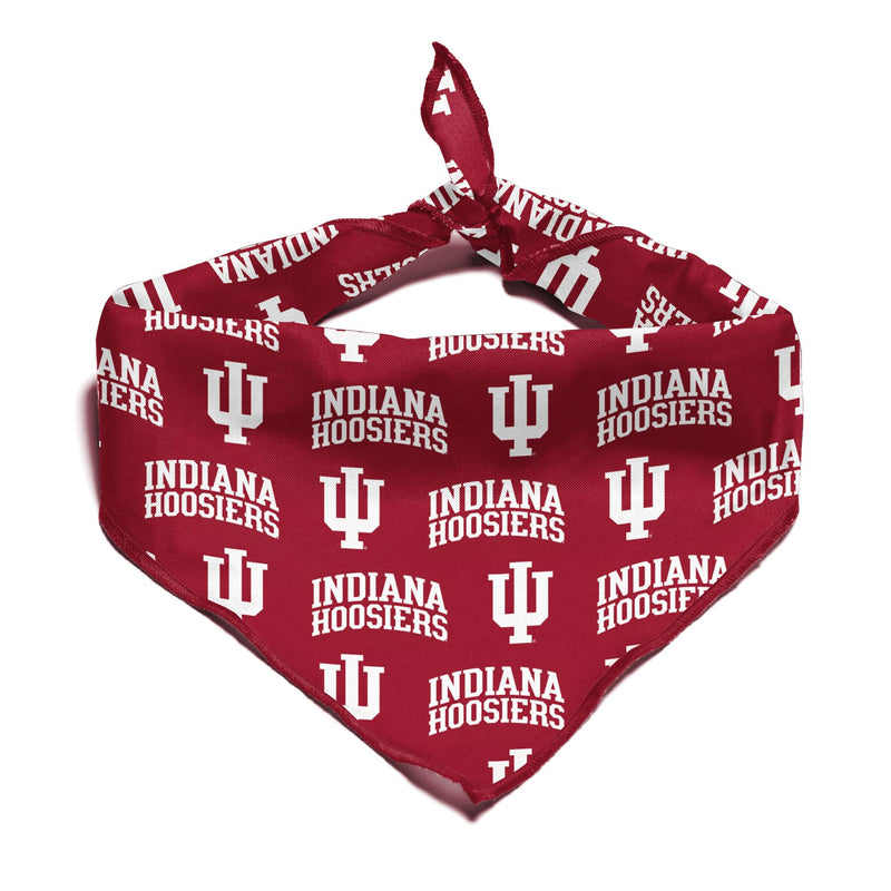 Indiana Hoosiers Officially Licensed Bandana for Dogs & Cats (Small) Small