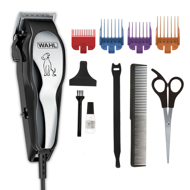 Wahl USA Clipper Pet-Pro Dog Grooming Kit - Electric Corded Dog Clipper for Dogs & Cats with Fine & Medium Coats - Model 9281-210 one size - PawsPlanet Australia