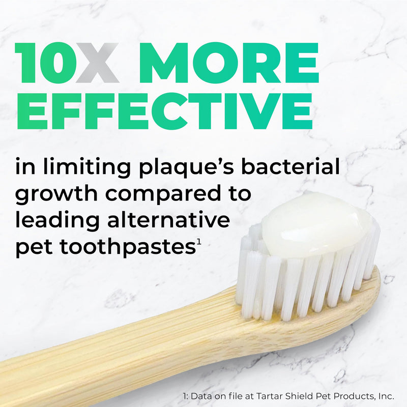 Tartar Shield Pro Care – Natural Pet Toothpaste – VOHC Approved – Protects Against Plaque & Tartar – Freshens Breath & Gently Removes Stains – for Dogs & Cats – Coconut Flavor, 3 Oz. 3.0 Ounce Tube