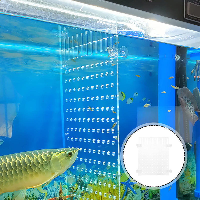 POPETPOP 11.81'' x 9.84'' Fish Tank Board Fish Tank Divider Board 150 Gallon Fish Tank 120 Gallon Fish Tank Fish Tank Separator Clear Fish Tank Divider Plastic dividers Acrylic Aquarium Grid